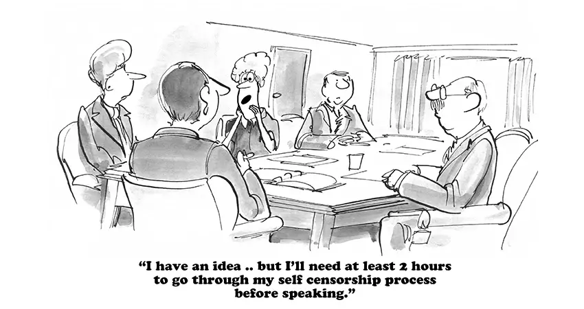 Self censorship process