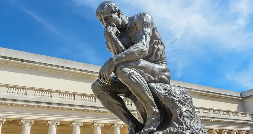 Rodin's "The Thinker"